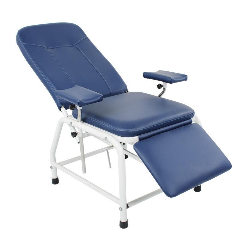 HS5934 Hospital Furniture Cheap Manual Medical Blood Collection Chair Phlebotomy Chair Blood Sampling Donation Chair Price
