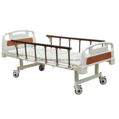 Flat Patient Hospital Bed Medical Furniture Manual ABS Without Cranks