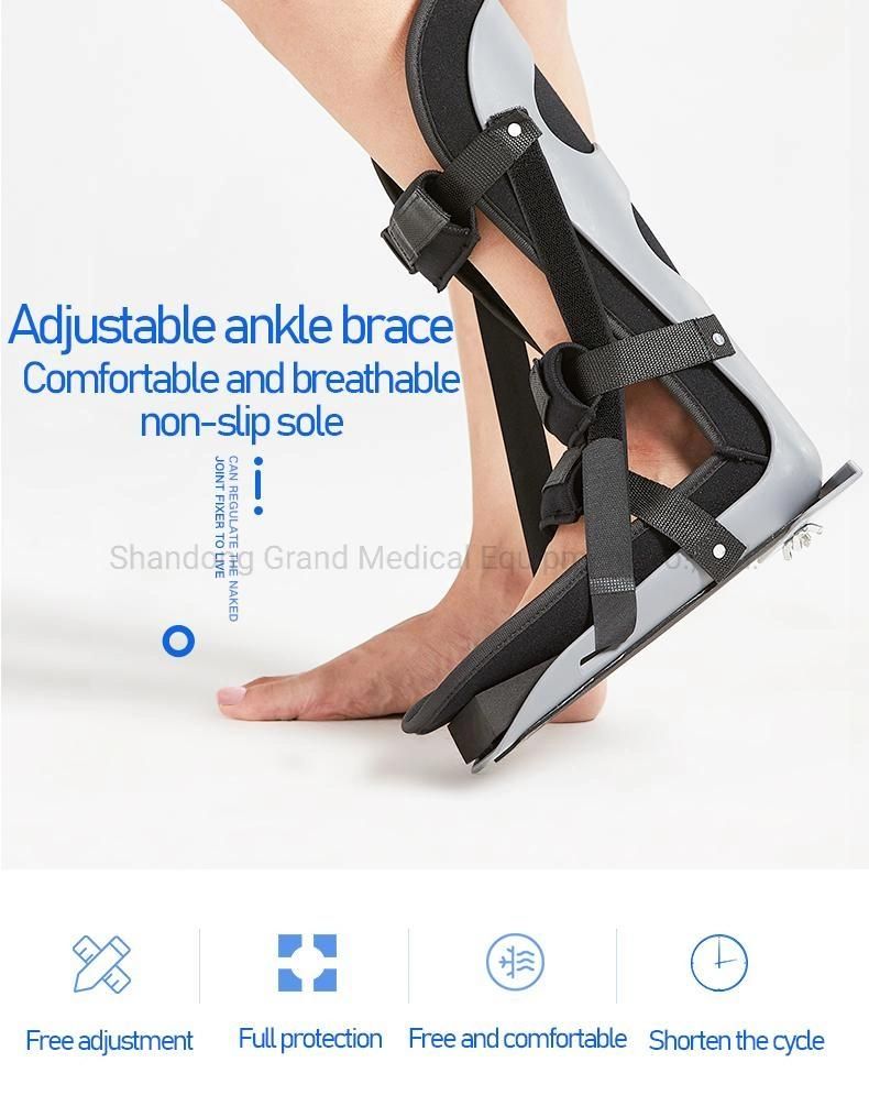 Orthopedic Adjustable Plantar Fasciitis Night Splint Ankle Foot Splint for Foot Drop, Achilles Tendonitis