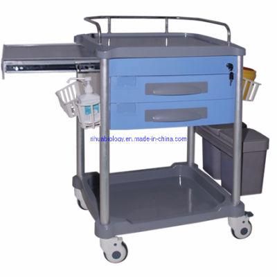 Medical Beautiful Plastic Trolley for Hospital Drug