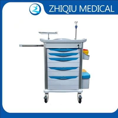 Hospital ABS Nursing China Manufacture for Medical Trolley with Drawers