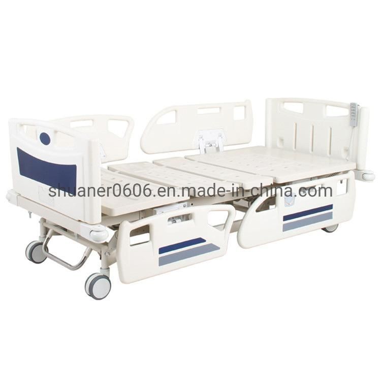 New Model Five Function Electric Flat Medical Hospital Bed Hospital Equipment
