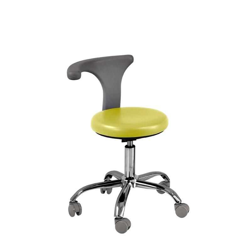 Dentist Chair Dental Health Stool with Backrest for Nurse