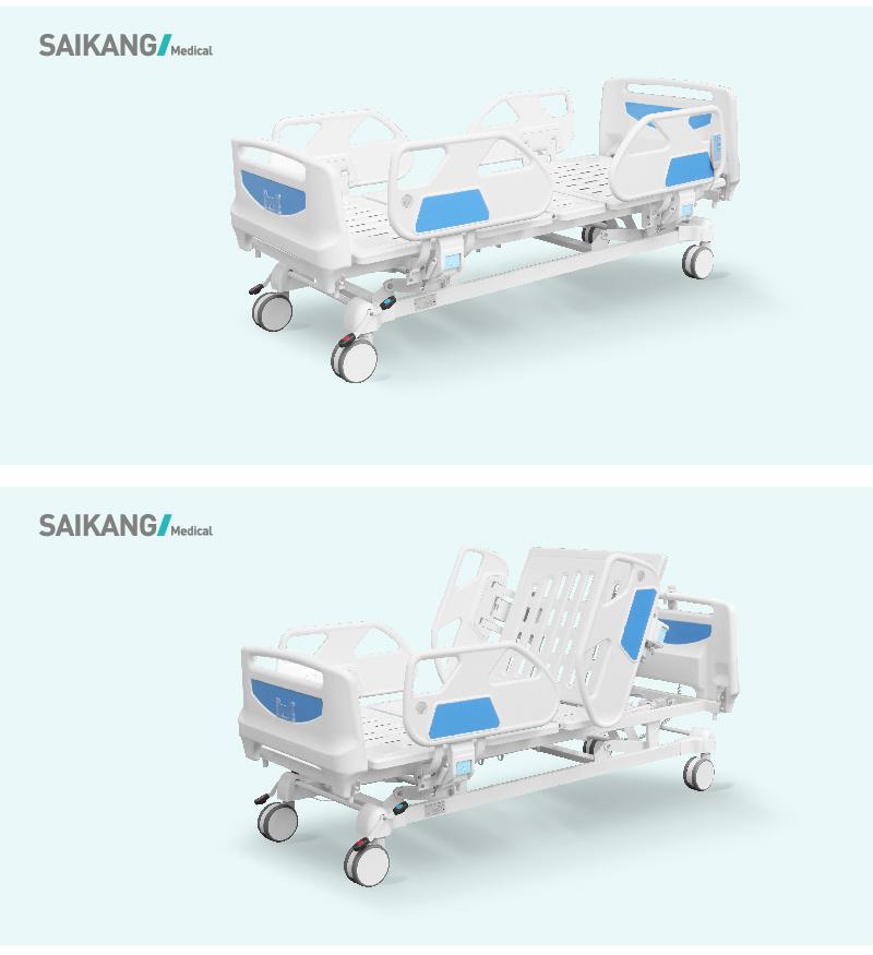 B5e8y-Sh FDA Certification Durable Electric 3 Function Hospital Adjustable Bed Frame