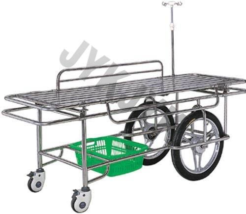 Stainless Steel Rise and Fall Stretcher Trolley