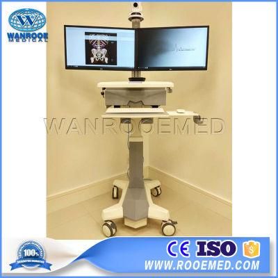 Bwt-006 Hospital Equipment Mobile Telemedicine System Medical Computer Workstation Trolley Crash Cart