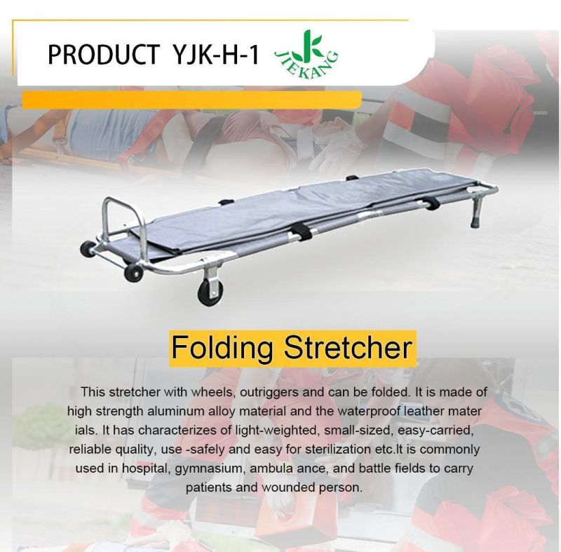 Supplier Price Collapsible Hospital Corpse Transport Stretcher with Wheels