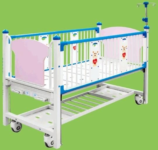 High Rail Children Bed with One Crank