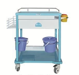 Stable Stainless Steel Medical Equipment Trolley