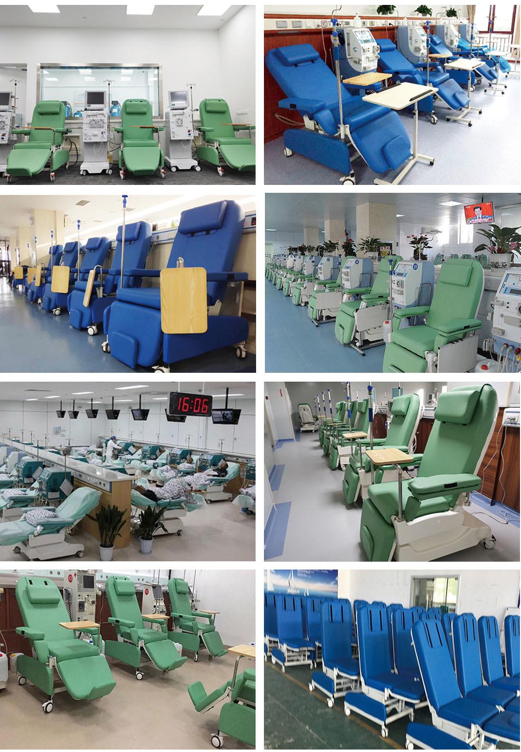 High Quality Manual Hemodialysis Bed Medical Dialysis Chair for Hospital Clinic Medical
