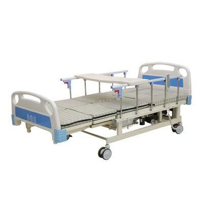 Multifunctional Electric or Manual Ederly Nursing Hospital Bed with Commode