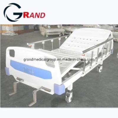 Twin Function Rail Hospital Bed Semi-Electric Height Adjusted Medical Bed Manufacture