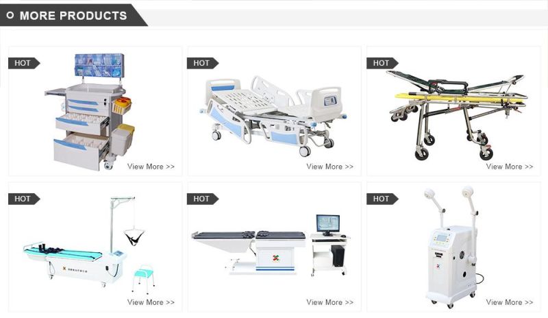 Aluminum Alloy Medical Emergency Folding Stretcher with Wheels and Belts