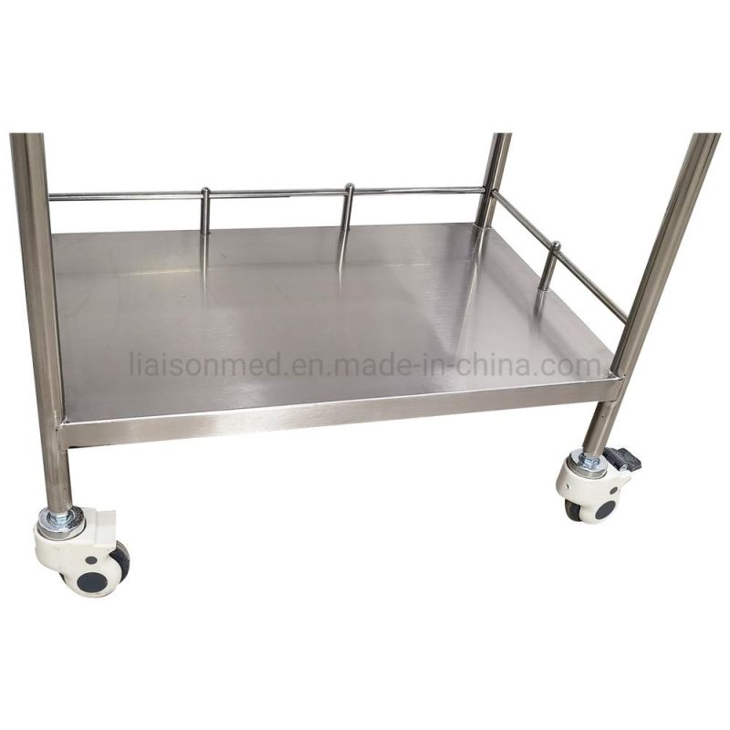 Mn-SUS050 Stainless Steel Computer Height Adjustable Instrument Trolley