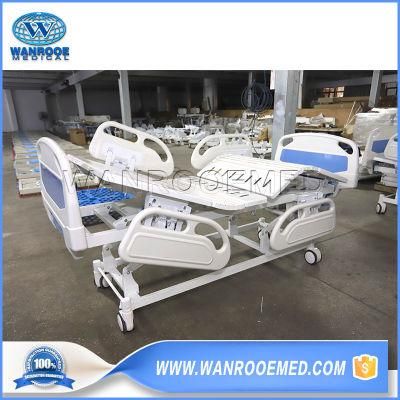 Bam300 Hospital Medical Manual Three Crank Surgical Multifunction Nursing Patient Treatment Bed