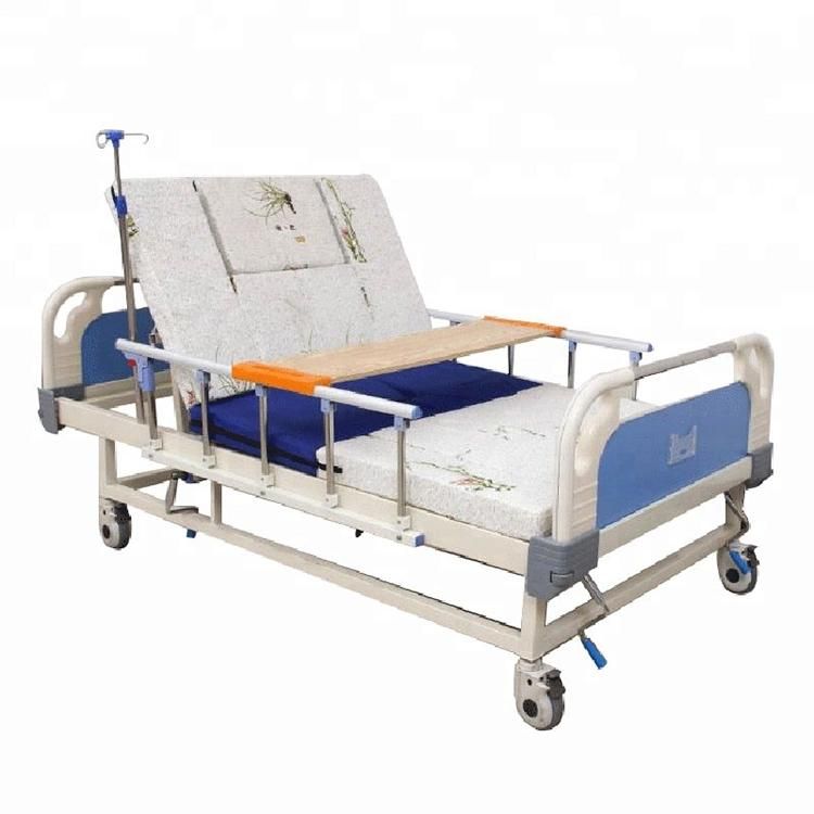 Medical 8 Function Homecare Disabled Manual Nursing Medical Hospital Elderly Care Bed