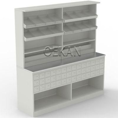 Hospital Medical Furniture Stainless Steel Multi-Layer Medicine Operation Room Anesthetist Storage Cabinet for Pharmacy Using
