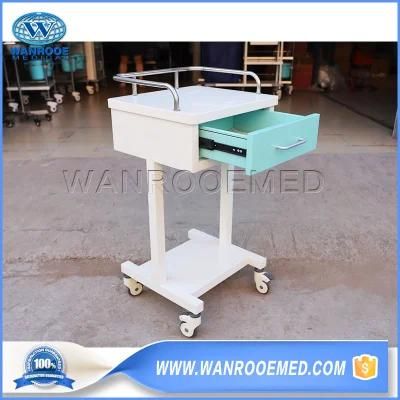Bit-01 ABS Hospital Medical Clinic Nursing Treatment Drug Rescue Trolley for Patient Monitor