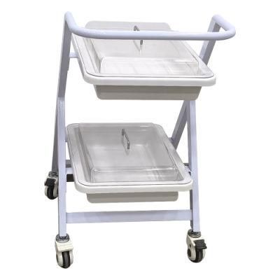 Mn-SUS019 Medical Treatment Nursing Cart Trolley Treatment Trolley for Hospital Use