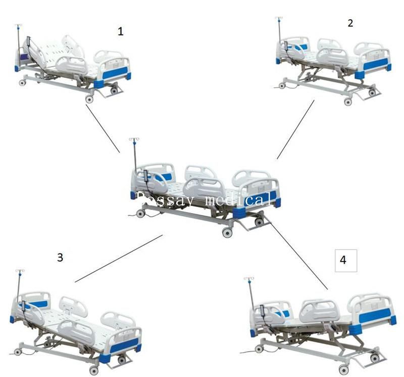 Electric Hospital Bed with Four Functions