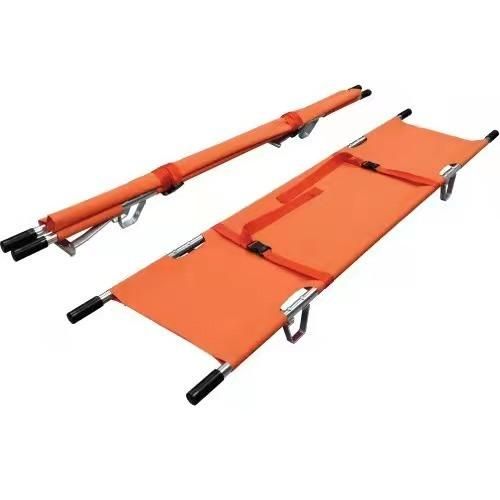 Emergency Hospital Medical Folded Ambulance Stretcher with Handle Bag