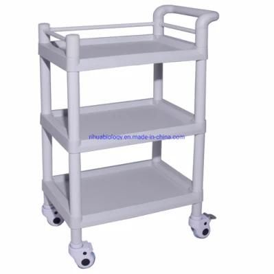 Rh-101h 3 Shelves Hospital Multipurpose ABS Trolley