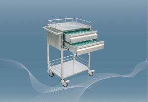 Durable Hospital Stainless Steel Medical Trolley