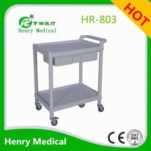 ABS Medical Utility Trolley 3 Layers Hospital Cleaning Cart/Medical Cart
