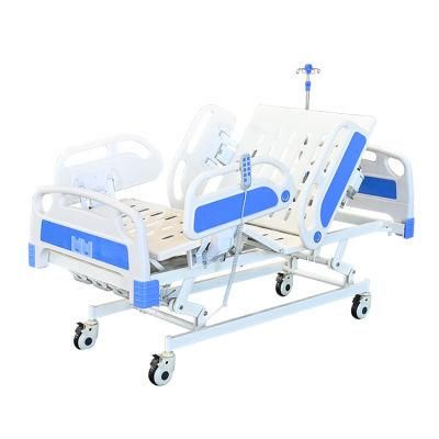 3 Function Adjustable Medical Furniture Electric Nursing Hospital Bed with Casters
