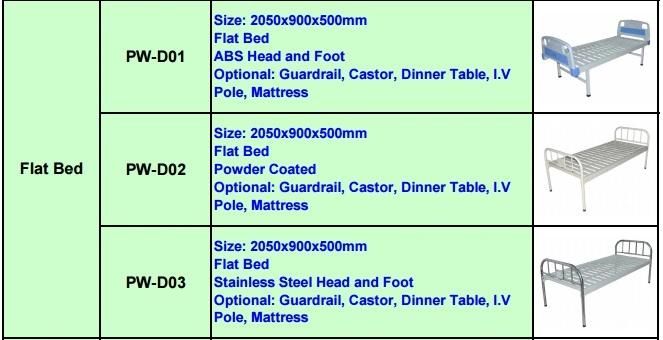 Hospital ABS Flat Bed (PW-D01)