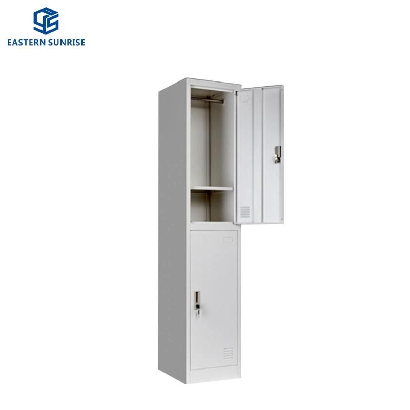 Colorful Two Tier Door Steel Storage Lockers