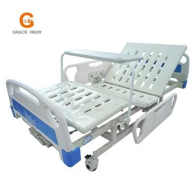 L Medical Equipment Manual 2 Function ICU Hospital Bed with Casters Manufacturers