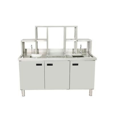Stainless Steel Hospital Cabinet with Sink