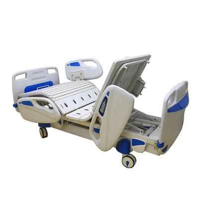 with CE/FDA Certificated 5 Functions Medical Sickbed Automatic Hospital Patient Bed for Sale