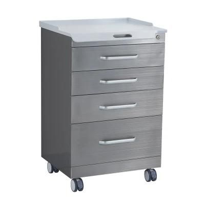 Mobile Modern Stainless Steel Material Dental Cabinet