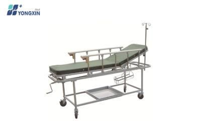 Yx-4 Medical Furniture Steel Stretcher Trolley