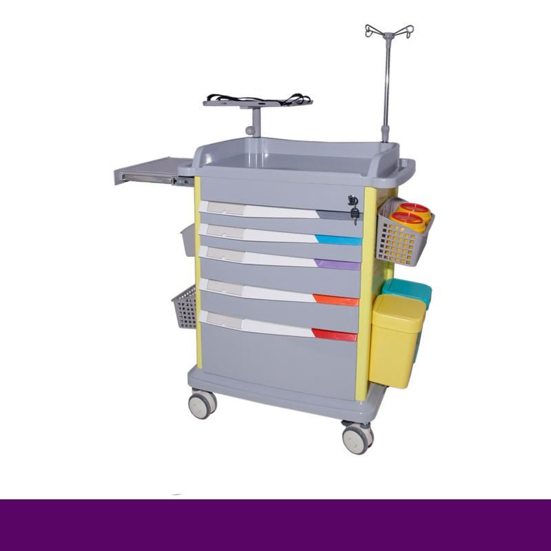 Rh-C178 Hospital ABS Emergency Trolley