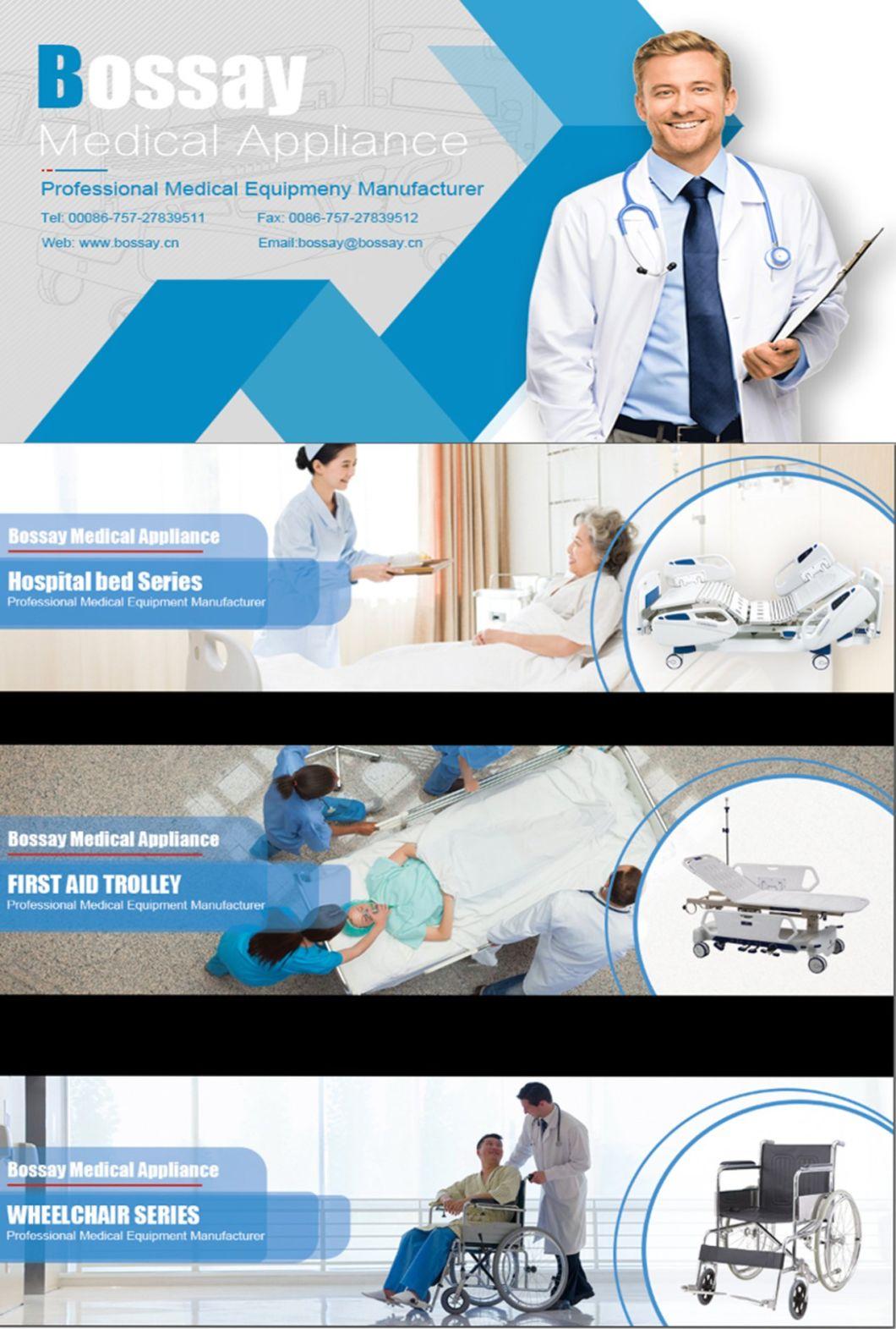 Flat Patient Hospital Bed Medical Furniture Manual ABS Without Cranks