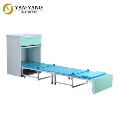 Multifunctional Clinic Patient Manual Recliner Foldable Hospital Accompany Bed