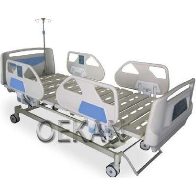 Hospital Multifunction Electric Adjustable ICU Bed Medical Folding Patient Care Nursing Bed