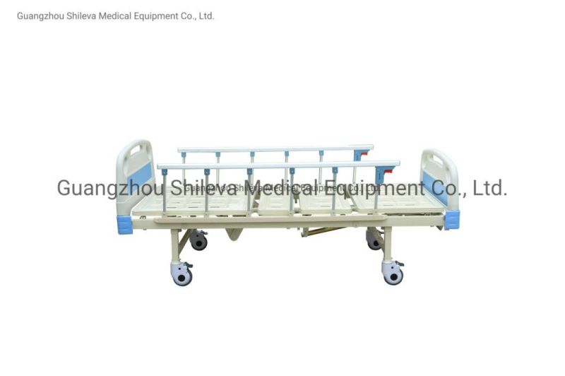 Hospital Furniture ICU Medical Bed ABS Two Crank Bed