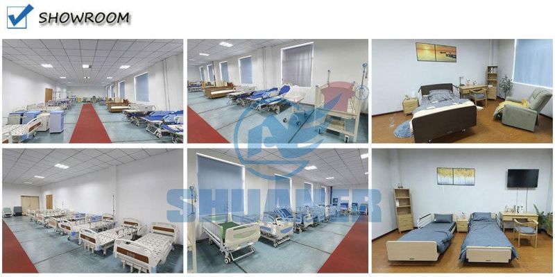 Hospital Furniture ICU Room 5 Function Medical Electric Therapy Bed with Mattress