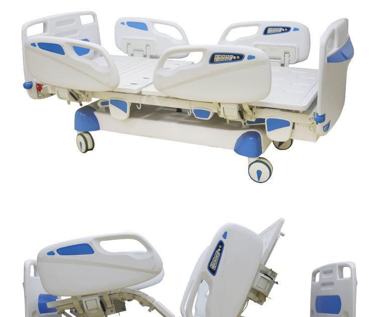 High Quality 5 Functions Medical Sickbed Automatic Hospital Patient Bed