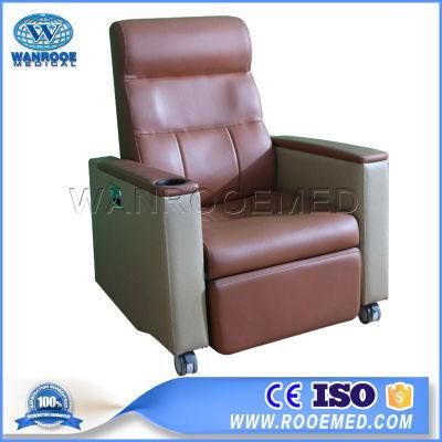 Hospital Medical Movable Patient Treatment Accompany Sleeping Waiting Attendant Chair