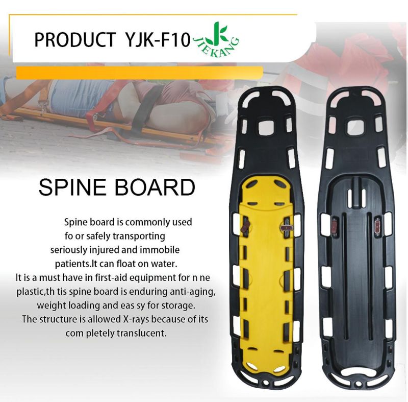 Reinforced Medical Plastic Water Rescue Spine Board Stretcher