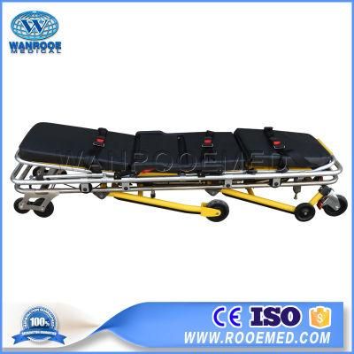 Ea-3b1 Medical Aluminum Alloy Rescue Adjustable Folding Ambulance Trolley Stretcher