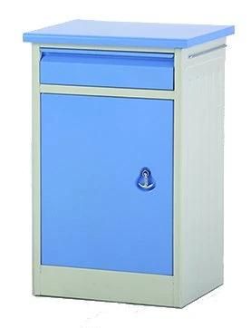 HD-7 2018 Hospital Medical Epoxy Coating Bedside Locker From China, Hospital Furniture with High Quality