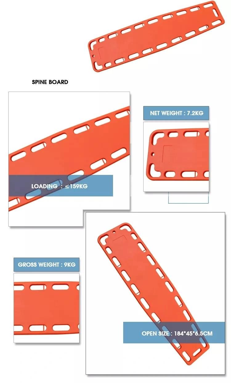 Rescue Lifeguard Transfer Patient Folding Spine Board for Emergency