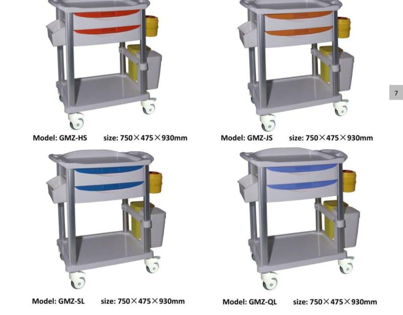 Good Quality Hospital Emergency Medical Trolley Factory