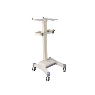 Veterinary Hospital Cart Stainless Steel Ventilator Rolling Stand Trolley